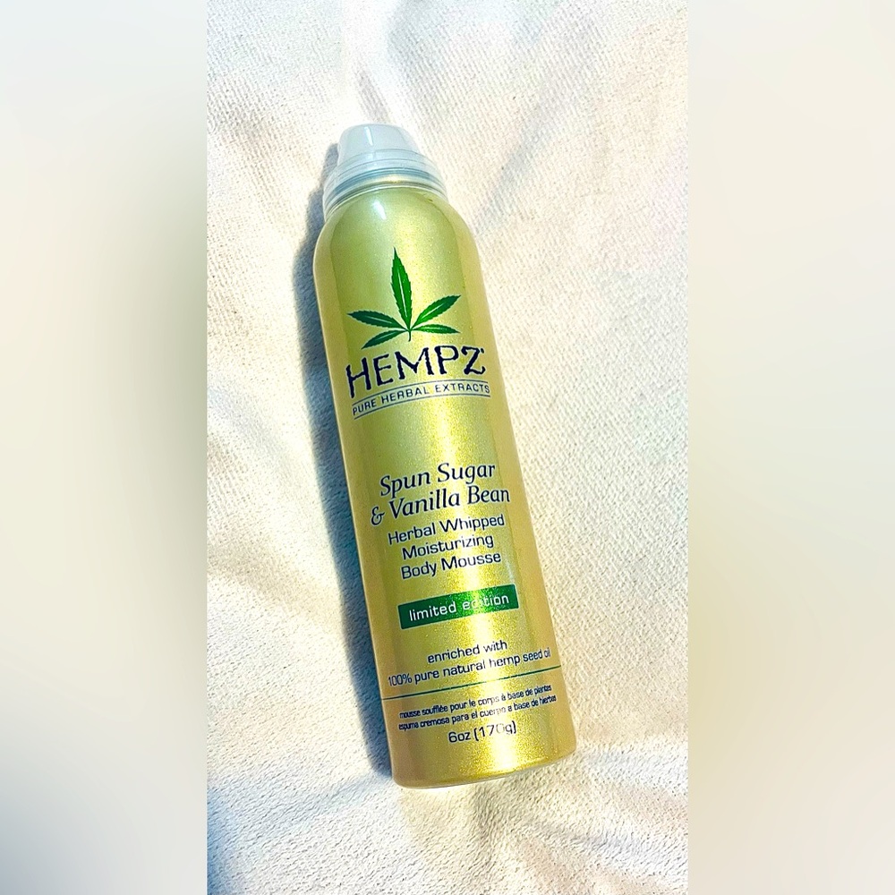 Hempz Spun Sugar Vanilla Bean Whipped Moisturizing Body Mouse NEW